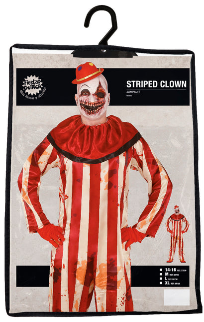 Killer clown Halloween Kostuum Heren