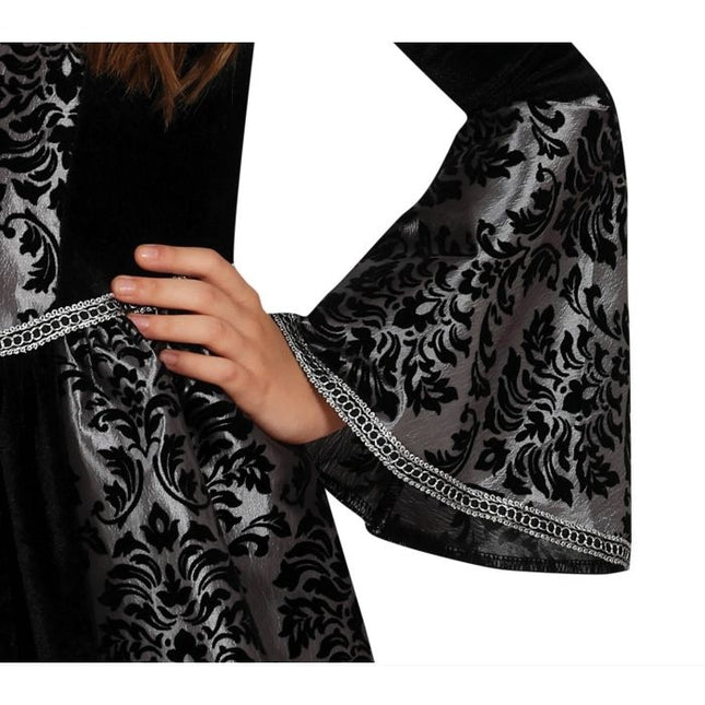 Vampier Halloween Kostuum Meisje Zilver