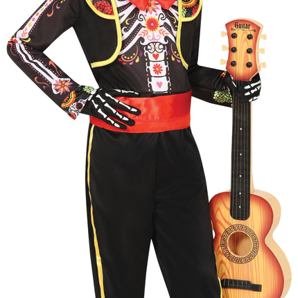 Dia De Los Muertos Kostuum Jongen Skelet Mariachi