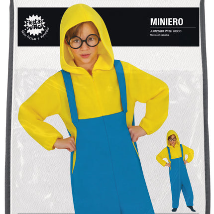 Minion Kostuum Blauw Geel Kind