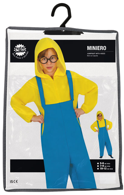 Minion Kostuum Blauw Geel Kind