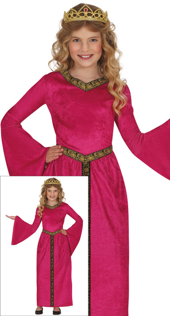 Prinsessen Jurk Fuchsia
