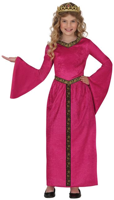 Prinsessen Jurk Fuchsia