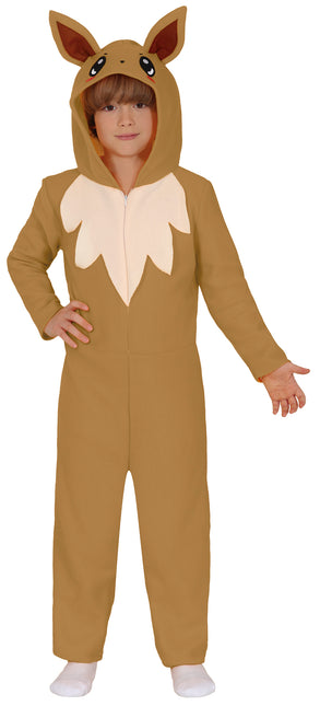 Vos Onesie Bruin Beige Kind