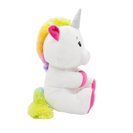 Unicorn Ballon Gewicht 2-In-1 Knuffel 21cm