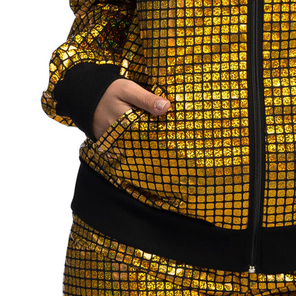 Trainingspak Disco diamond babe goud