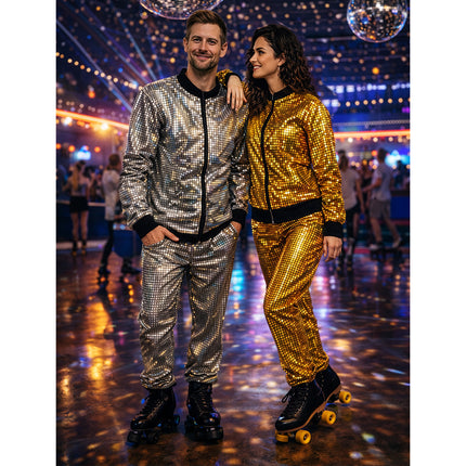 Trainingspak Disco diamond babe goud