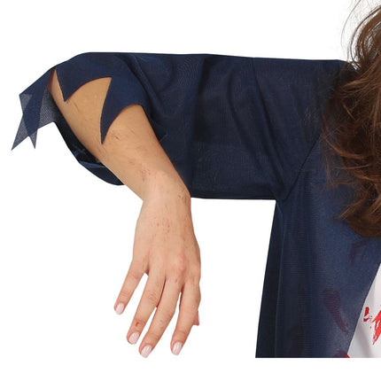 Zombie Student Halloween Kostuum Dames