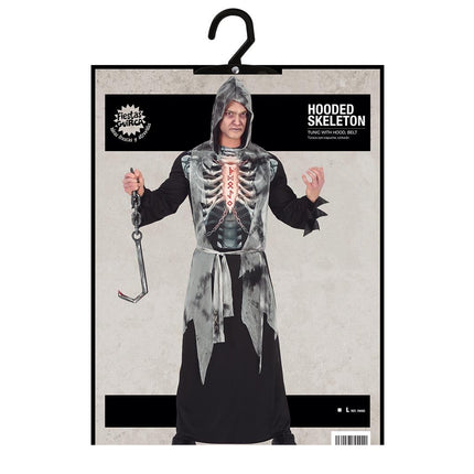 Skelet Halloween Kostuum Heren L