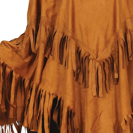 Poncho Dames Bruin M