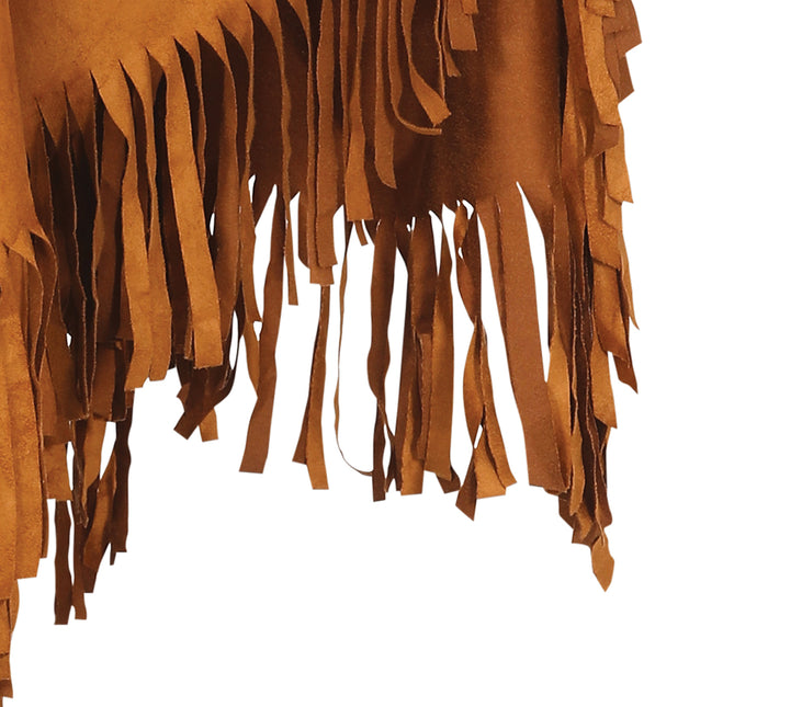 Poncho Dames Bruin M