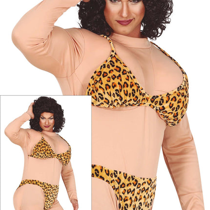 Draq Queen Kostuum Heren Bikini