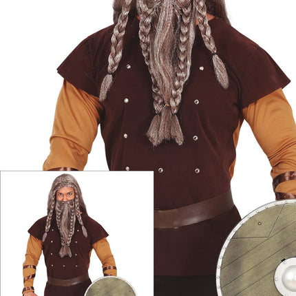 Viking Kostuum Heren Bruin
