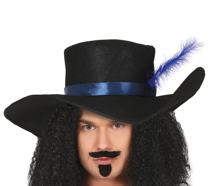 Musketier Kostuum Heren Blauw