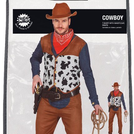 Cowboy Kostuum Heren Bruin