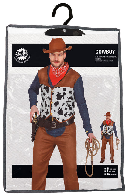 Cowboy Kostuum Heren Bruin