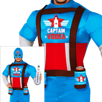 Captain Wodka Kostuum Heren