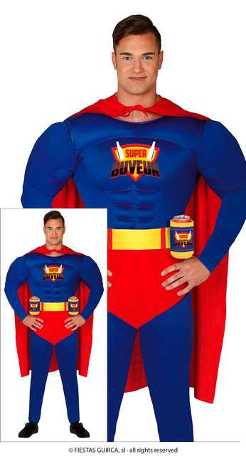 Super Buveur Kostuum Heren
