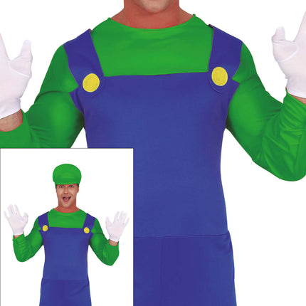 Super Mario Kostuum Heren Luigi