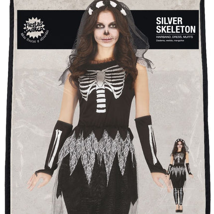 Skelet Halloween Kostuum Dames