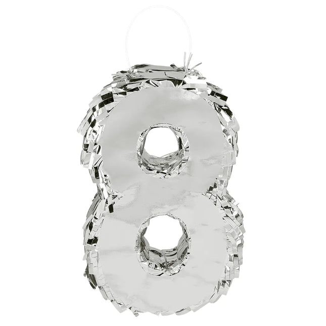 8 Jaar Pinata Zilver van Boland koop je bij Partywinkel