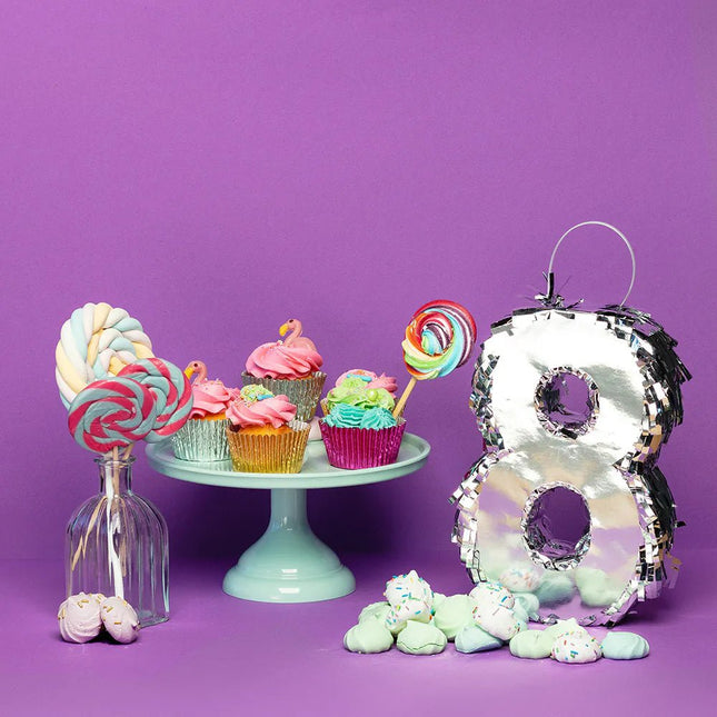 8 Jaar Pinata Zilver van Boland koop je bij Partywinkel