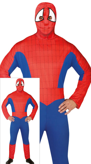 Spiderman Kostuum Rood Blauw Heren