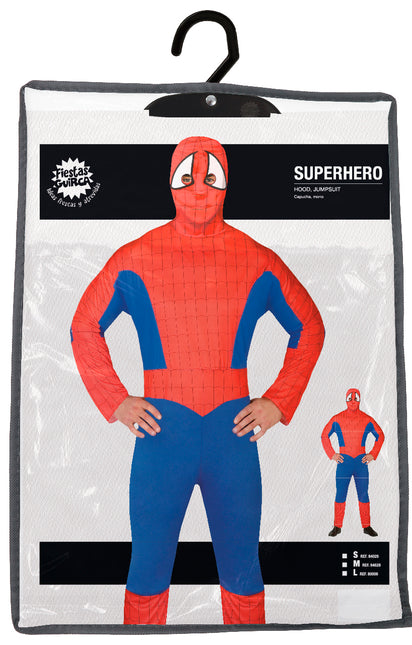 Spiderman Kostuum Rood Blauw Heren