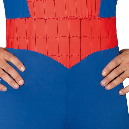 Spiderman Kostuum Rood Blauw Heren