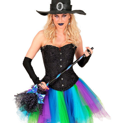 Halloween Heksenbezem Sterren En Maan 85cm