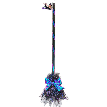 Halloween Heksenbezem Sterren En Maan 85cm