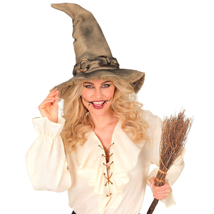 Halloween Heksenhoed Bruin