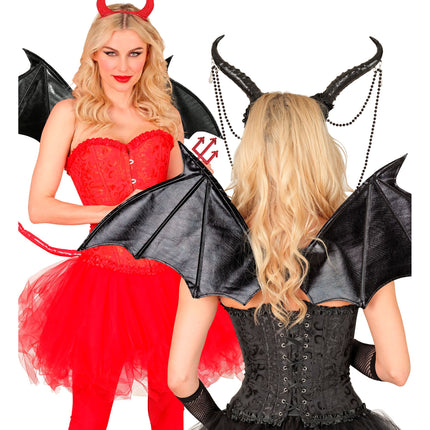 Halloween Vleugels Vleermuis 84cm