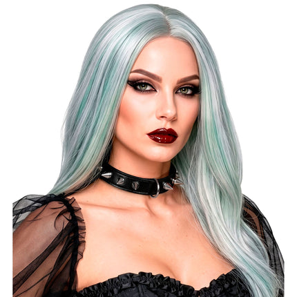Halloween Choker Zwart Spike