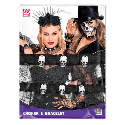 Halloween Sieraden Set Choker En Armband