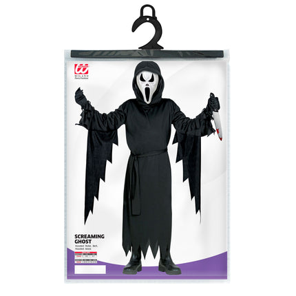 Zwarte Kostuum Kind Spook