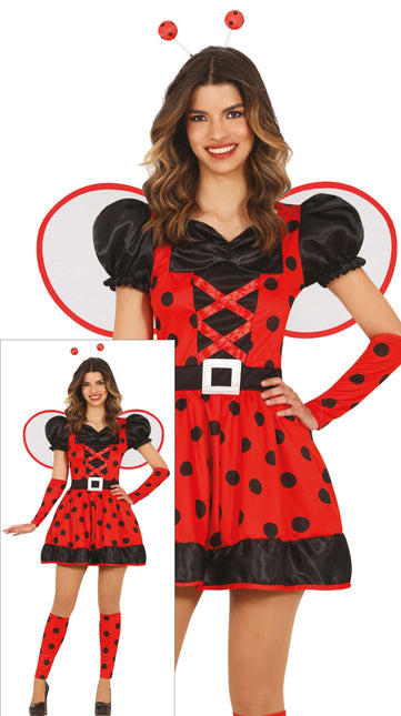 Jurk Dames Lieveheersbeestje