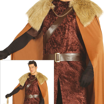 Middeleeuwse Leider Kostuum Heren