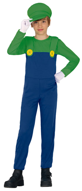 Super Mario Kostuum Jongen Luigi