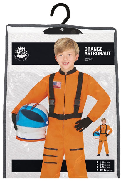 Astronauten Pak Oranje Kind