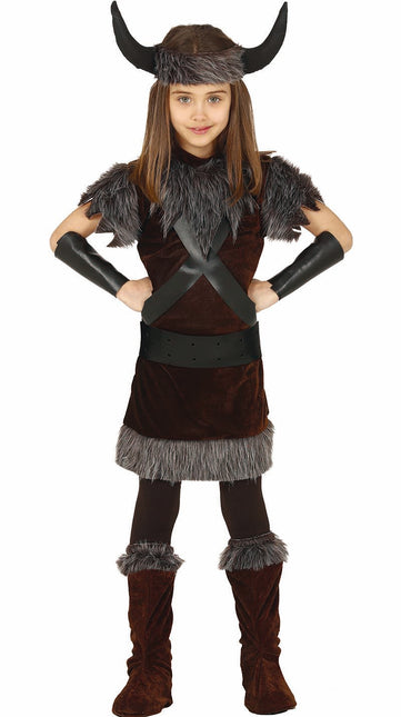 Viking Kostuum Bruin Jongen