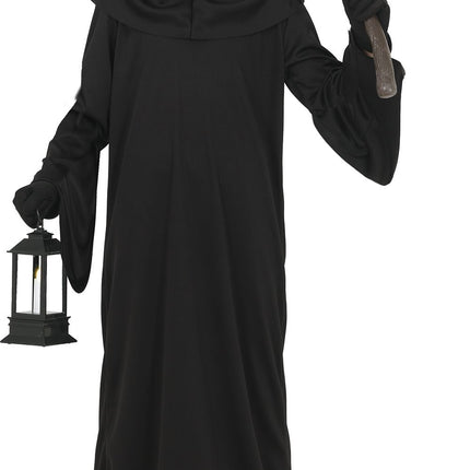 Halloween Kostuum Zwart Kind Donkerrode Ogen