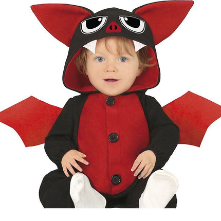 Vleermuis Kostuum Baby rood