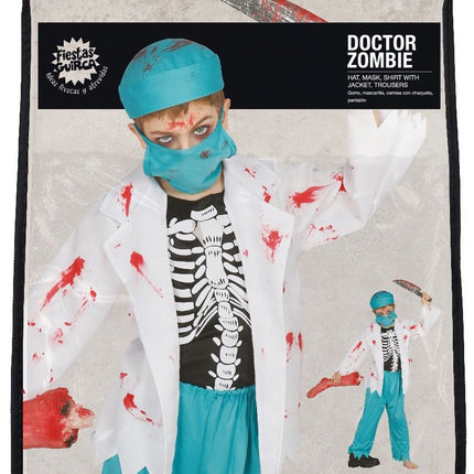 Dokter Halloween Kostuum Kind zombie