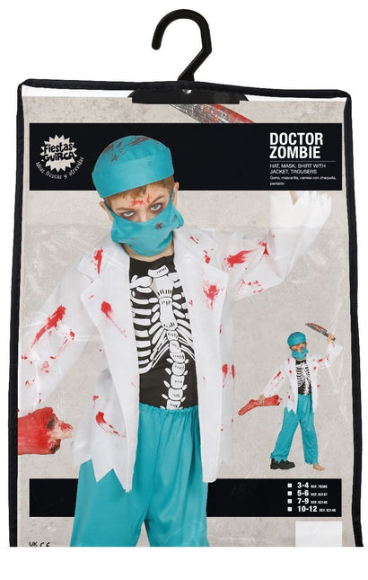 Dokter Halloween Kostuum Kind zombie