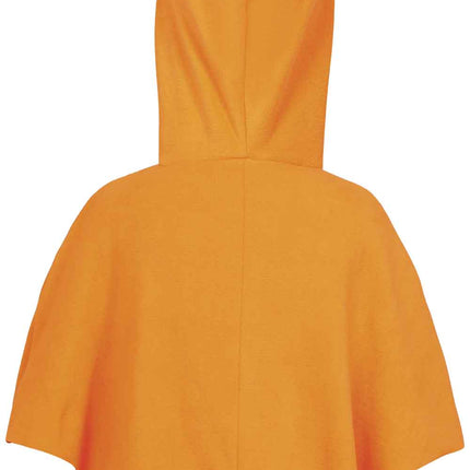 Halloween Poncho Kind Pompoen