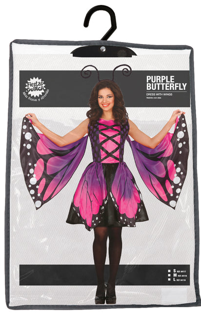Vlinder Kostuum Paars Dames Vlinder