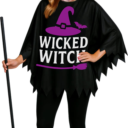 Halloween Poncho Dames Goede Geks