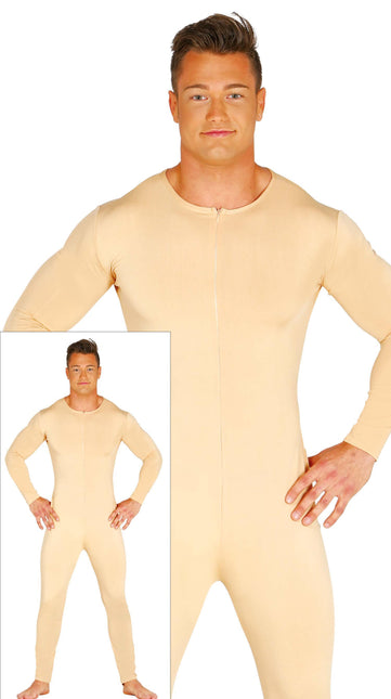 Second Skin Pak Kostuum Nude Heren