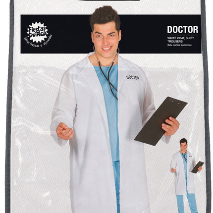 Dokter Kostuum Wit Heren